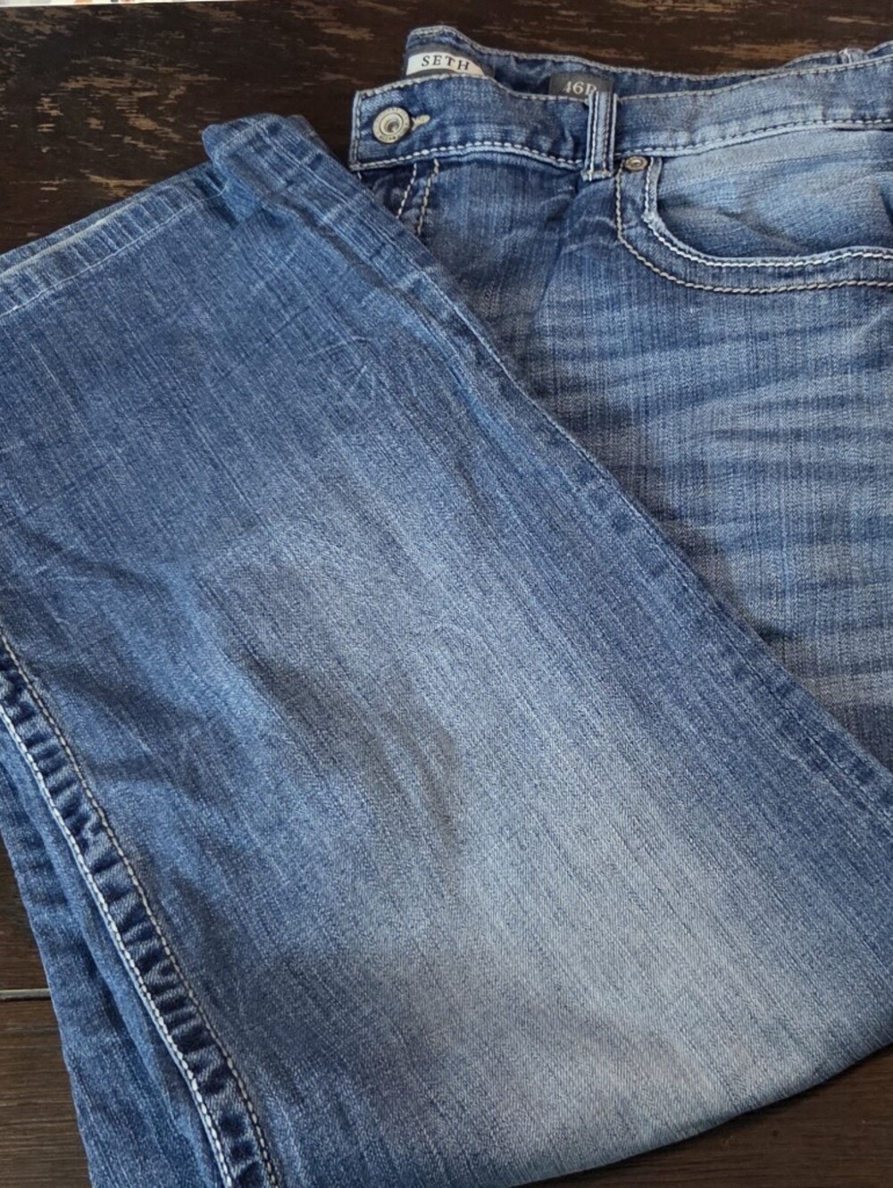 BKE Seth Straight Leg Blue Denim Jeans